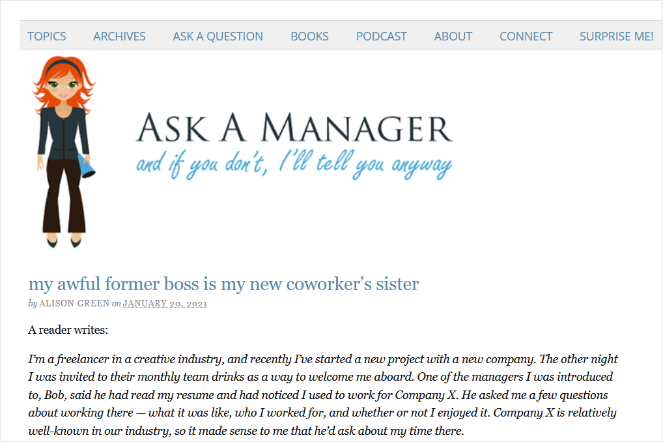 blog ask a manager answers reader questions in blog posts