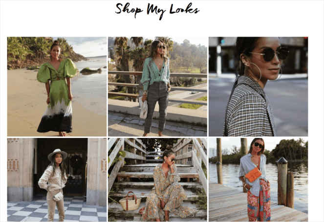 A fashion blog takes their own photos to boost image SEO 