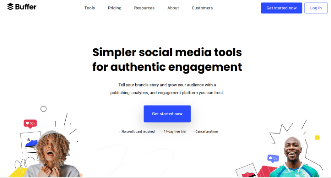 buffer social media tool for publishing and engagement
