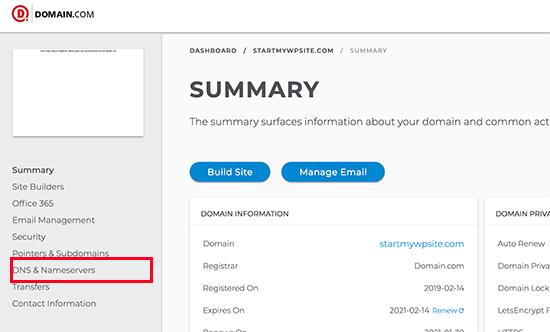 Domain - Install WordPress on Siteground