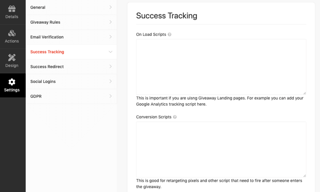 RafflePress Success Tracking