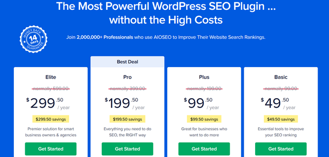 all in one seo pricing plans